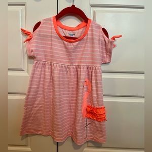 Lightening Bug Flamingo Dress